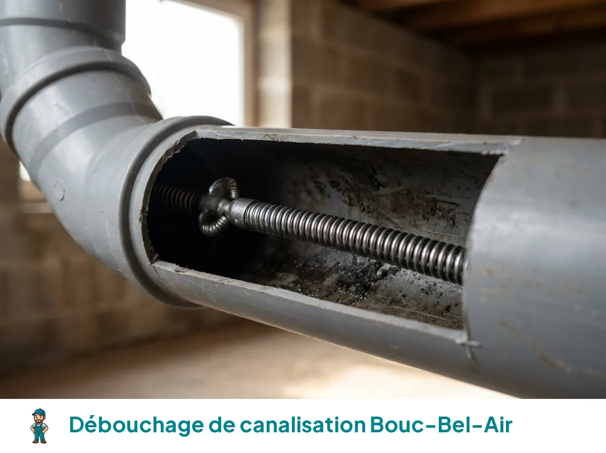 Débouchage de canalisation à Bouc-Bel-Air