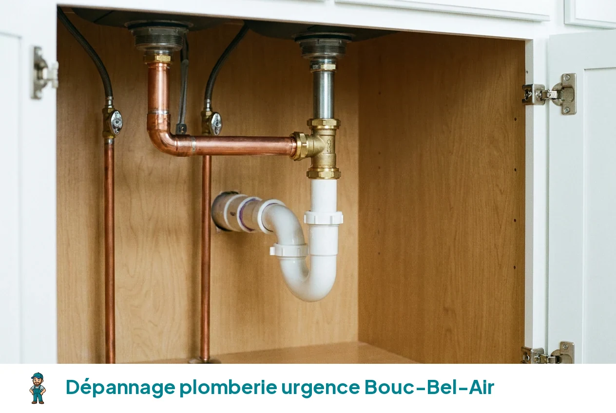 Dépannage plomberie urgence à Bouc-Bel-Air