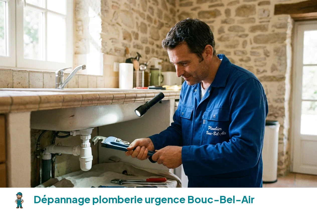 Dépannage plomberie urgence à Bouc-Bel-Air
