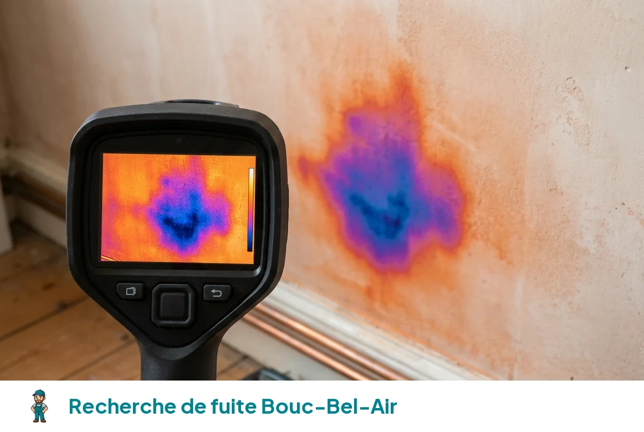 Recherche de fuite à Bouc-Bel-Air