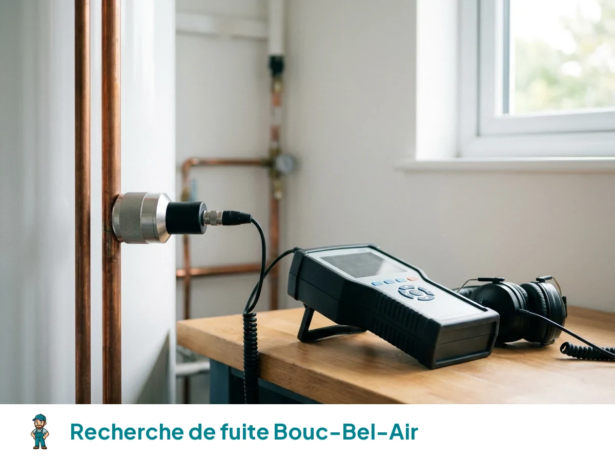 Recherche de fuite à Bouc-Bel-Air