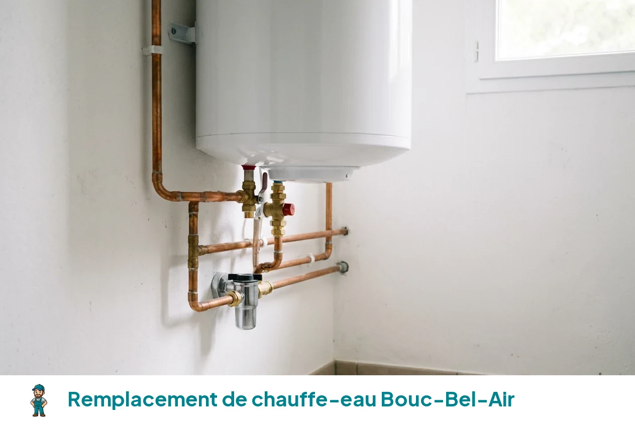 Remplacement de chauffe-eau à Bouc-Bel-Air