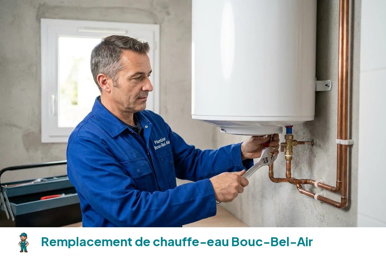 Remplacement de chauffe-eau à Bouc-Bel-Air