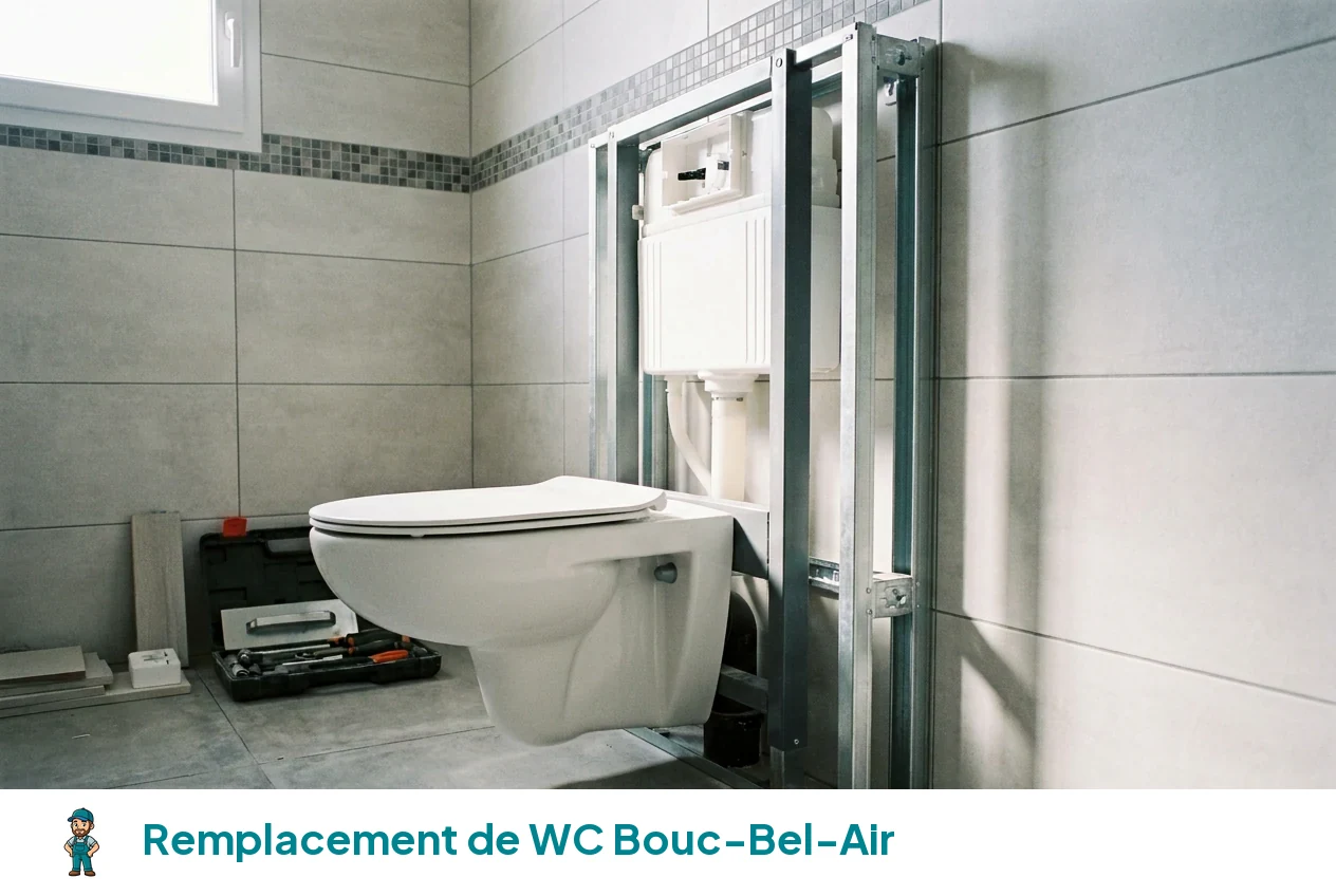 Remplacement de WC à Bouc-Bel-Air