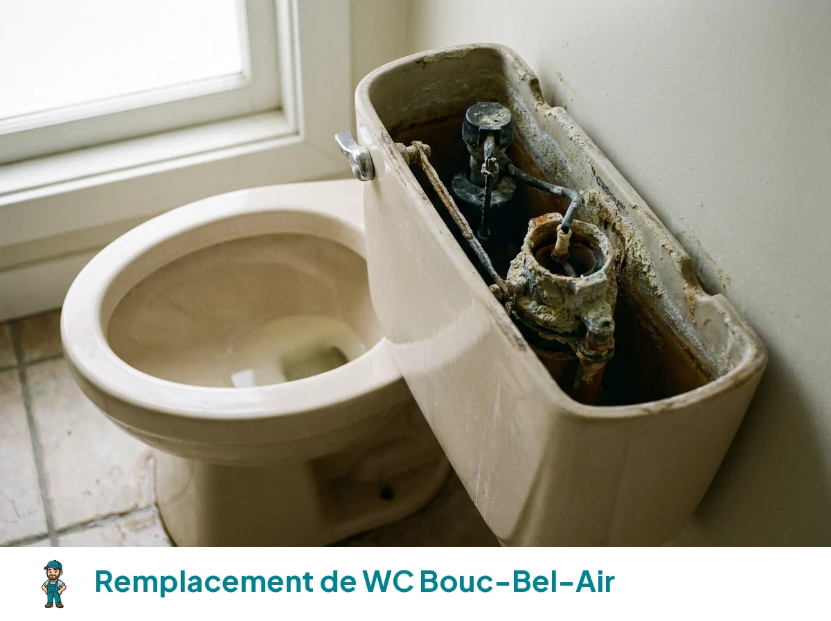 Remplacement de WC à Bouc-Bel-Air