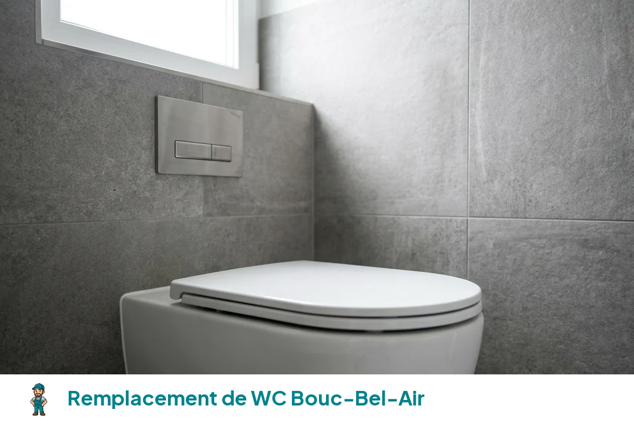 Remplacement de WC à Bouc-Bel-Air