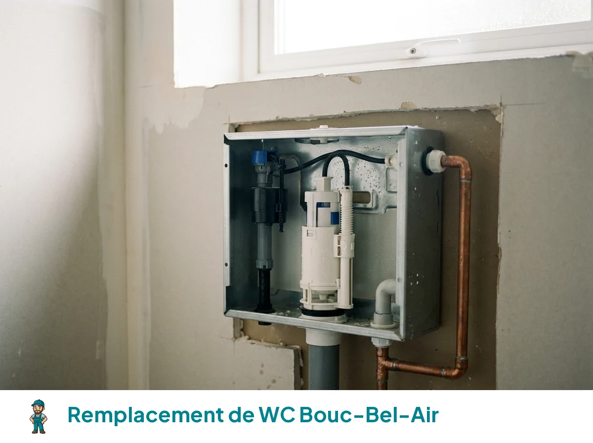 Remplacement de WC à Bouc-Bel-Air